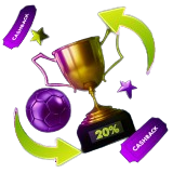 Up to 20% cashback on bets
